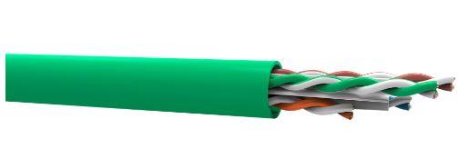 CABLE FKW UTP CAT6 GIGALAN X305MT V/GREEN LSZH