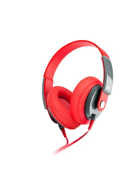 HEADSET C/MIC OBSESSION  3.5MM RED