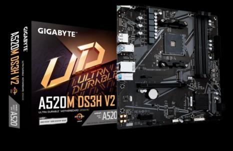 MOTHER GIGABYTE AMD A520M DS3H V2 DDR4 GEN 3/4/5 AM4